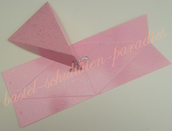 Faltschachtel dreieckig "Diamant" 11cm x 16cm x 6cm